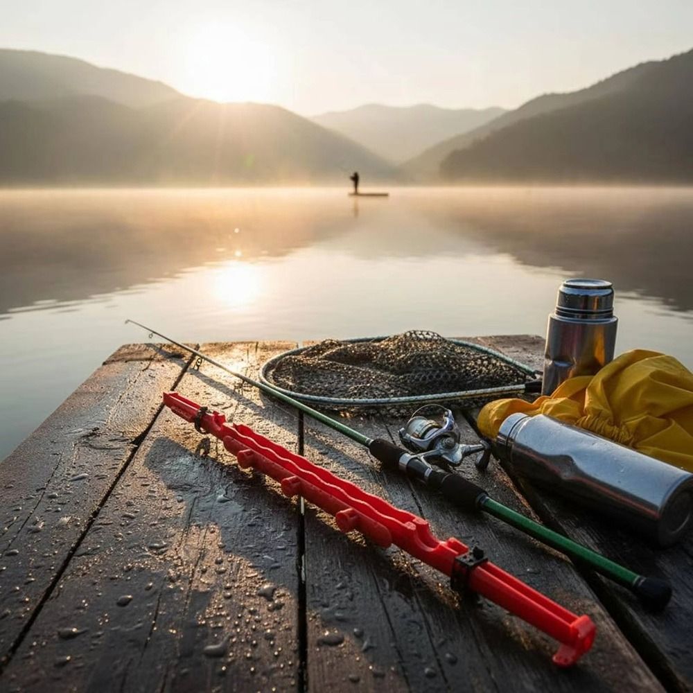 Fly Reel - รอกตกปลาพลาสติกแบบพกพาพร้อมกลไกม้วนสายอย่างรวดเร็ว ที่ม้วนสายตกปลา แผ่นม้วนสายตกปลา