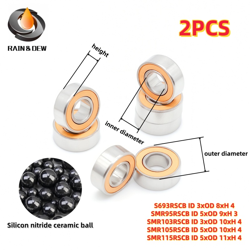 2 ชิ้น ตลับลูกปืนขนาดเล็ก 3x8x - Fly Reel บทวิจารณ์และราคา