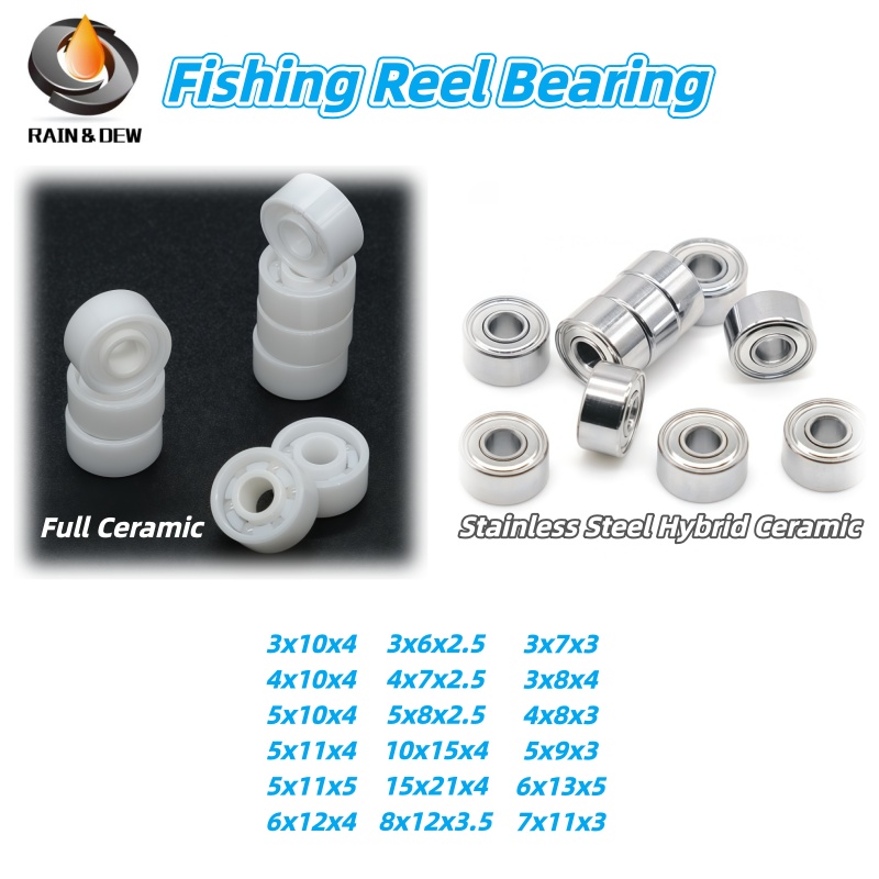 ตลับลูกปืนเซรามิกไฮบริด (1/5/1 - Baitcasting Reel บทวิจารณ์และราคา